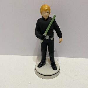 Star Wars Return of the Jedi Luke Skywalker Porcelain Figurine Hand Painted VTG